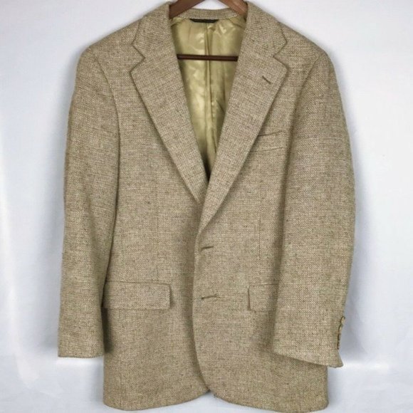 Nordstrom Other - Nordstrom's Light Brown Tan Tweed Blazer Sports